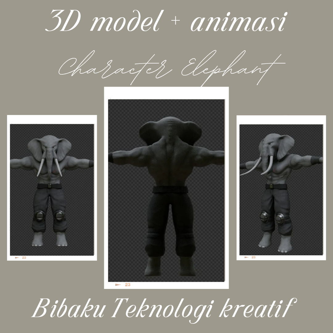 3D modelling + animasi